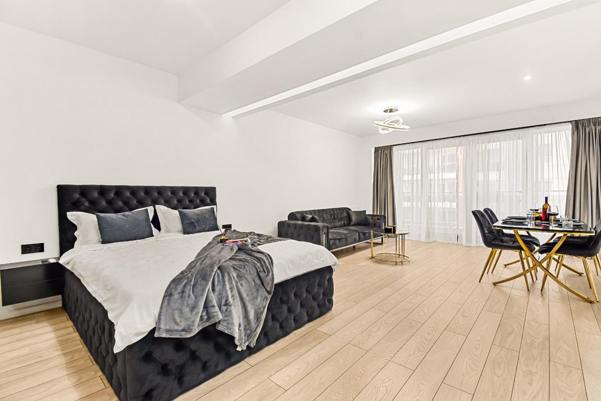 Central Studio With Balcony And Self Check-In Rh Living Bukarest Kültér fotó